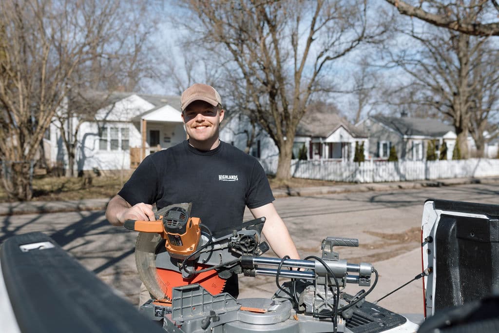 Highlands Carpentry door installation project